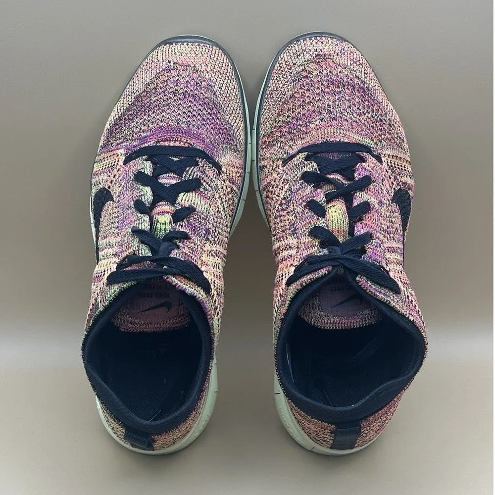 Nike Free TR Flyknit Multicolor Training Shoes - Women's Size‎ 6.5 USED
